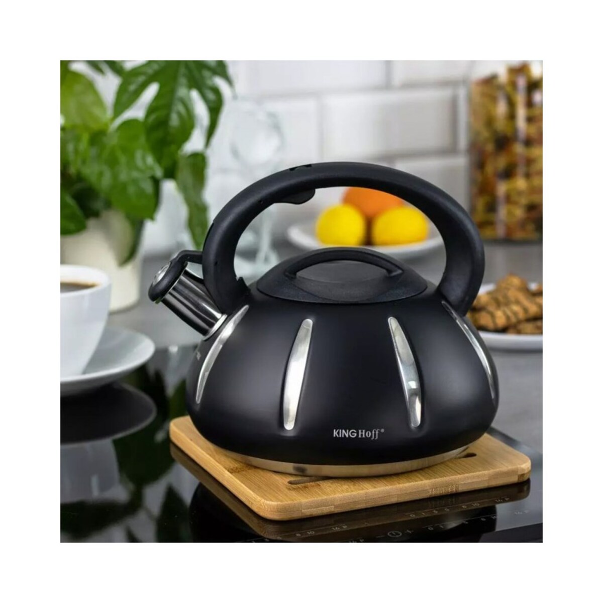 Kinghoff czajnik z gwizdkiem 3l 46704