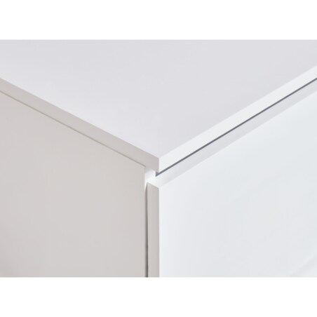 Wisząca szafka pod umywalkę RUPANCO 80 cm Biały