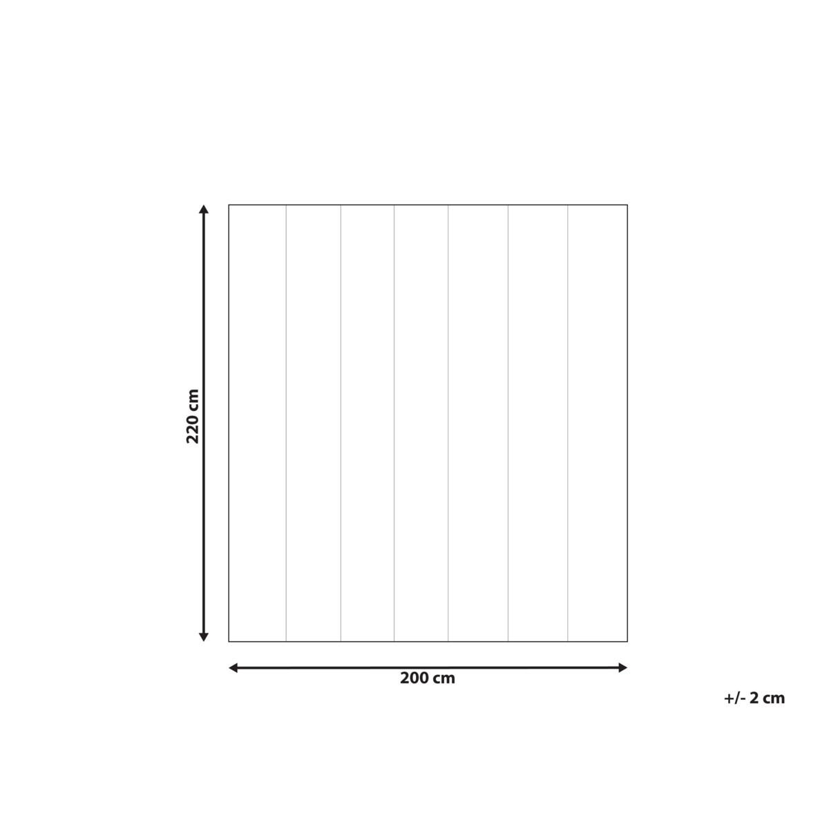 Kołdra poliestrowa bardzo ciepła 200 x 220 cm MAZONGSHAN