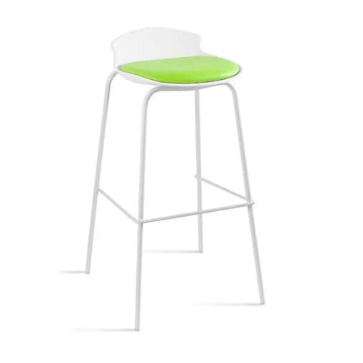 Hoker barowy DUKE biały/zielony