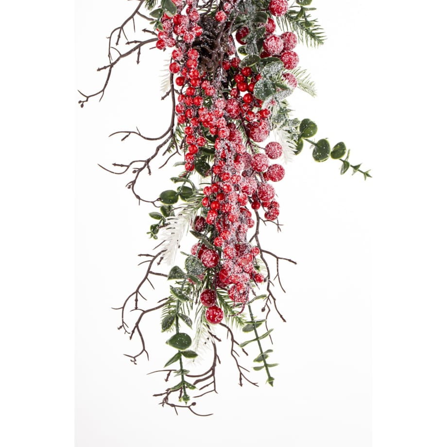 Girlanda długa czerwona 90x30x13 cm PULA-3