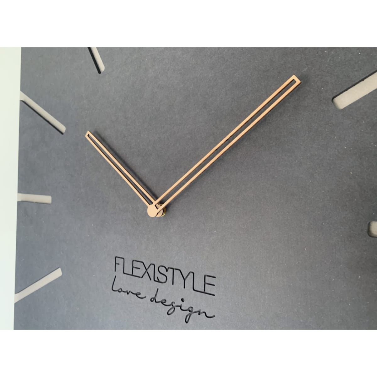 Duży zegar ścienny kwadratowy EKO EXACT 1 50cm