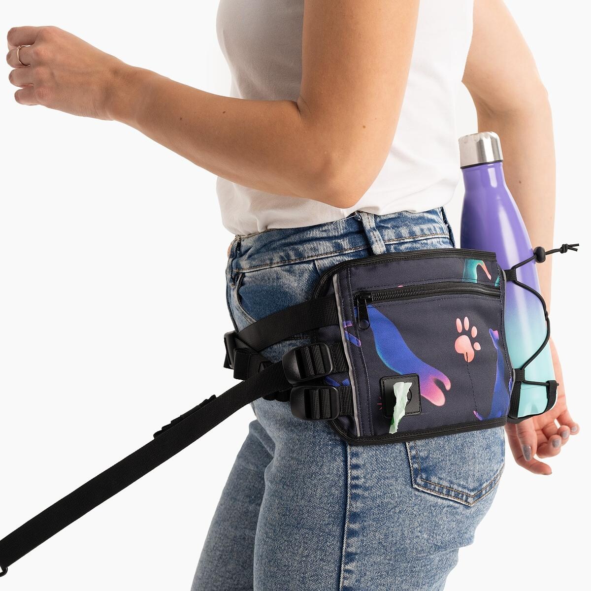 Pas biodrowy "Psychodelia" - Rozmiar: L/XL