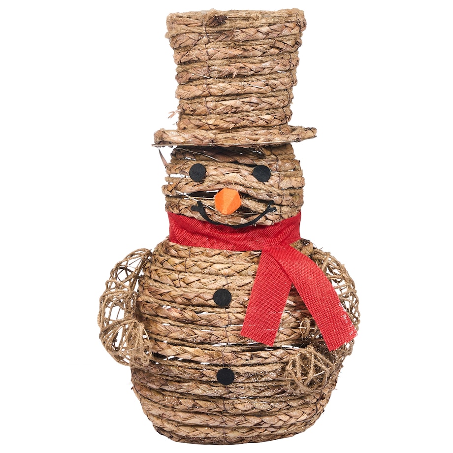 Dekoracja świąteczna LED OLAFSVIK Bałwan 52 cm Naturalny