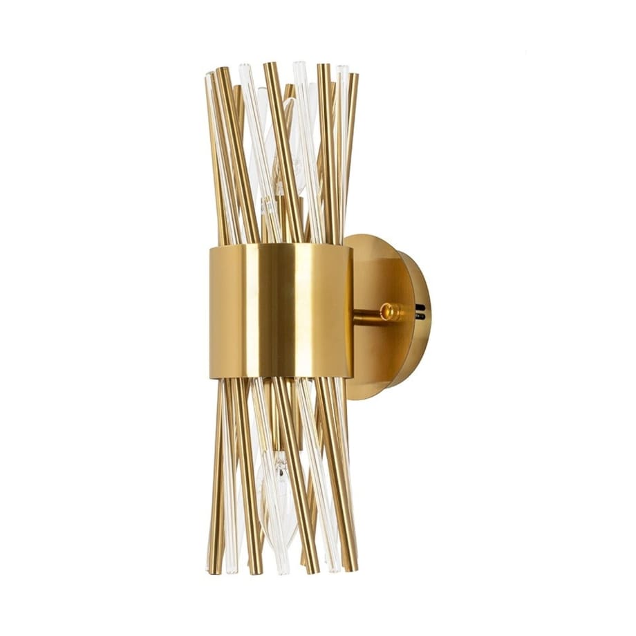 Kinkiet lampa ścienna LORENZO złota