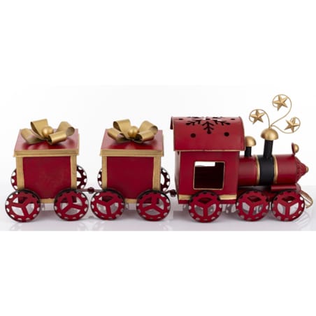 Dekoracja - metalowy pociąg 31x17x76 cm BASEL