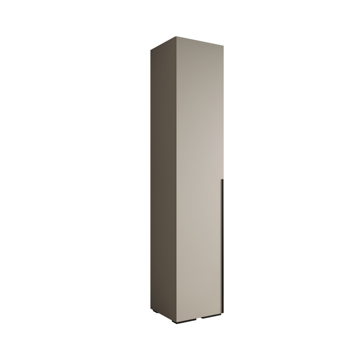 Szafa ubraniowa Garderoba INOVA 1 0,5SZ Kaszmir+Czarny