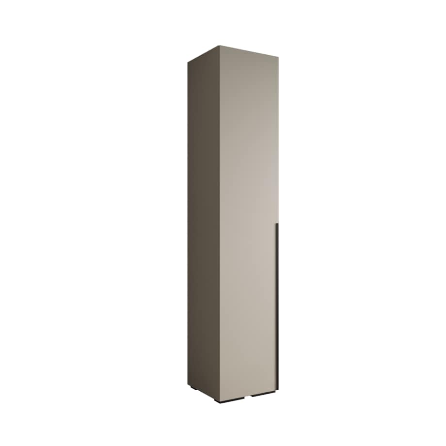 Szafa ubraniowa Garderoba INOVA 1 0,5SZ Kaszmir+Czarny