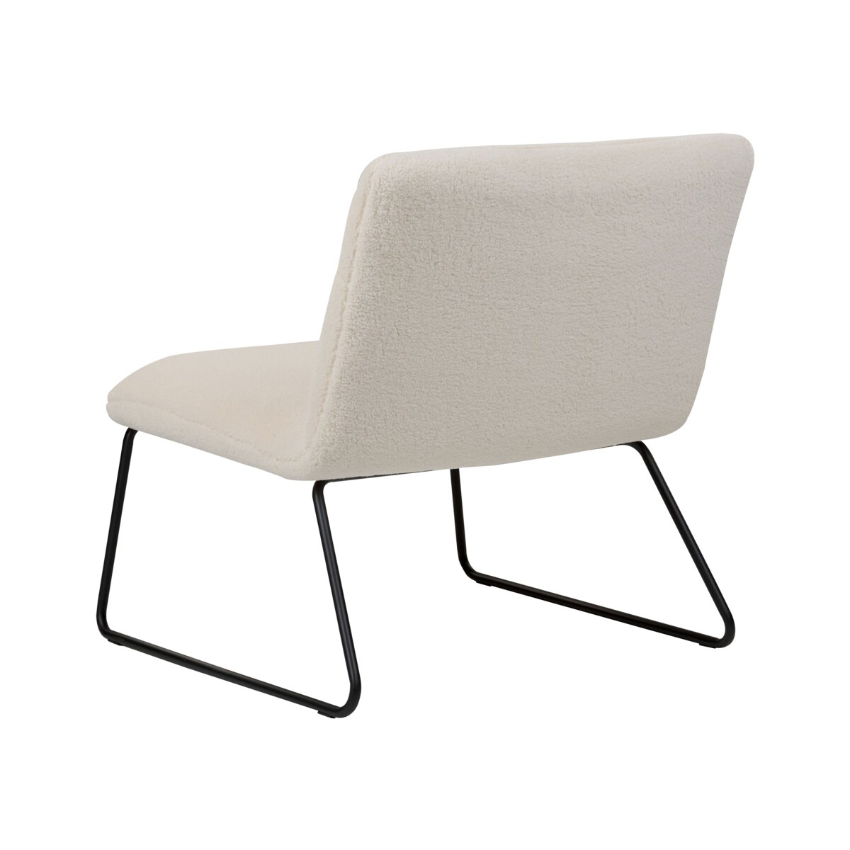 Fotel COTULLA Boucle Biały