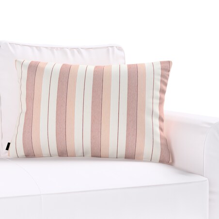 Poszewka Kinga na poduszkę prostokątną 47x28 czerwone pasy