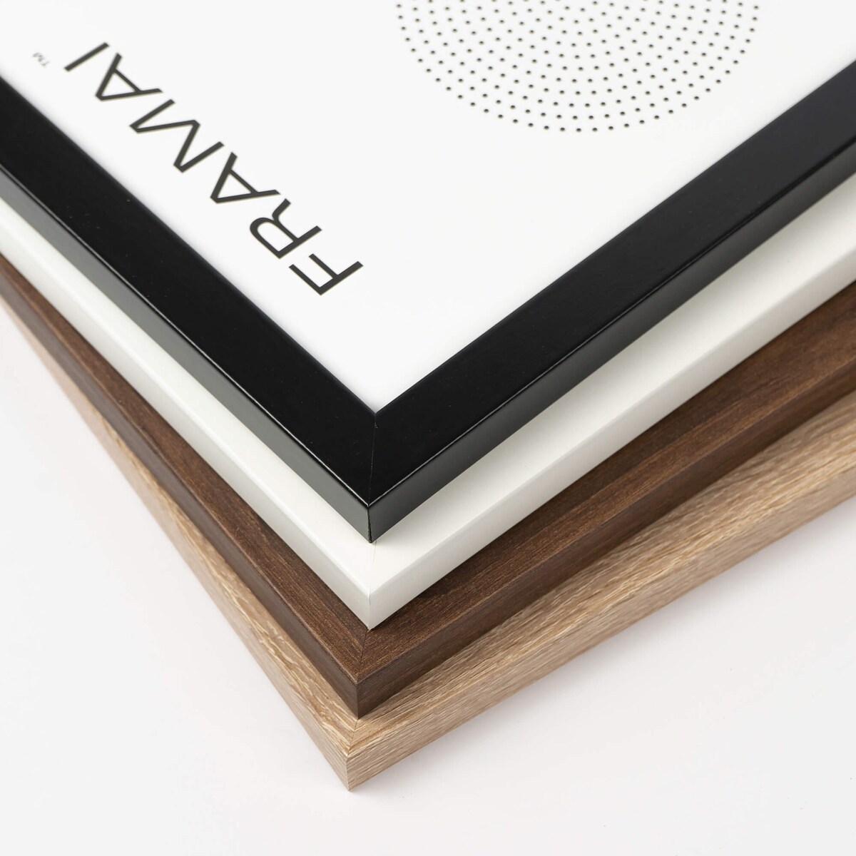 Ramka na zdjęcia 60x80 cm czarna rama MDF z plexi do powieszenia pion poziom klasyczna ramka prostokątna