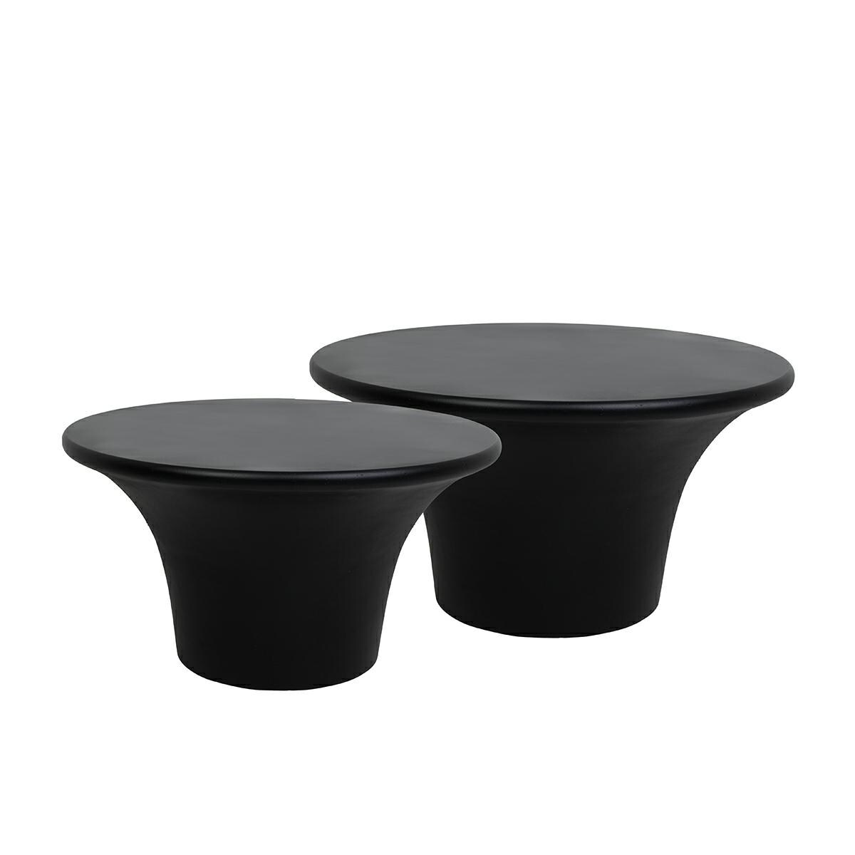 MaMaison zestaw stolików kawowych PODIUM czarny