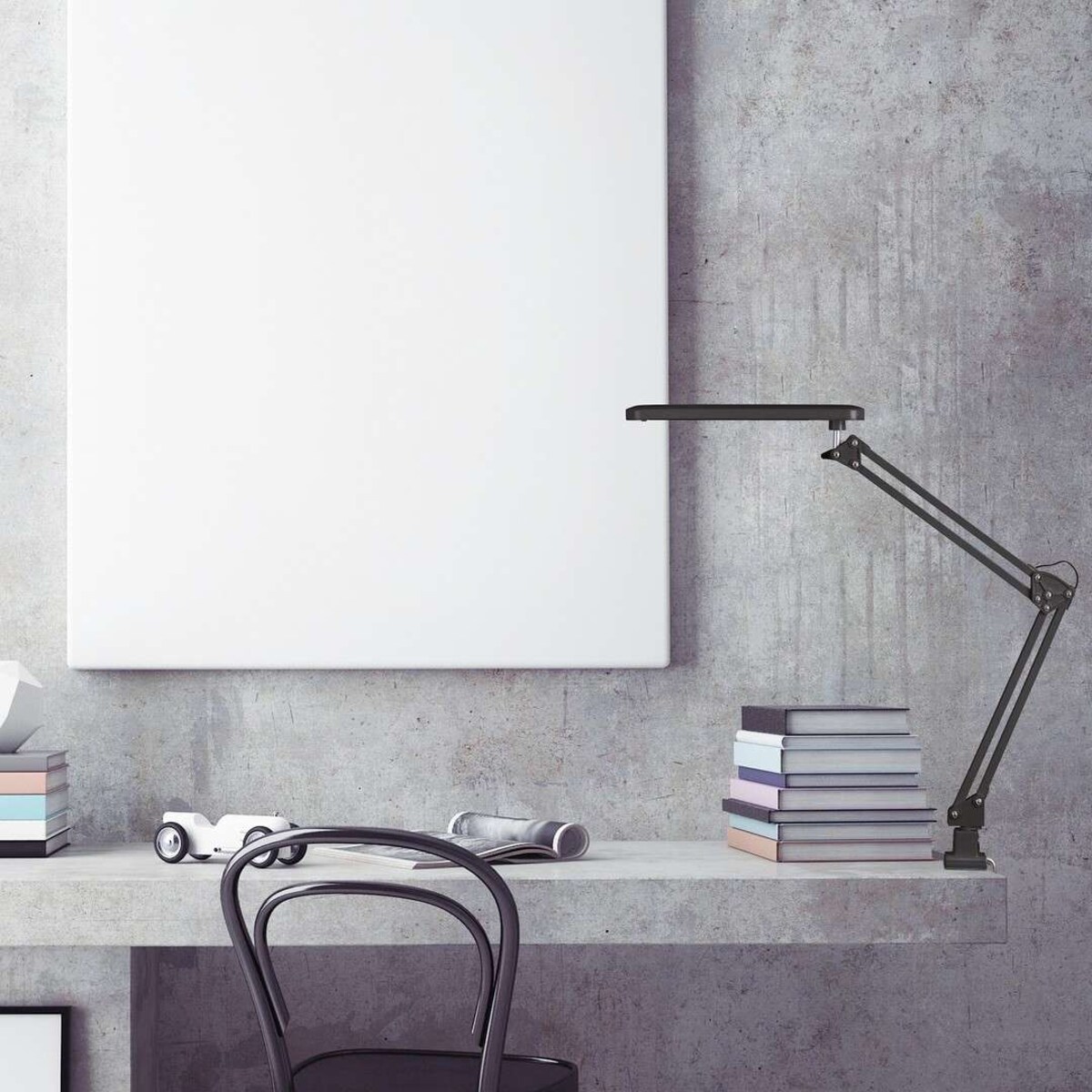 Industrialna LAMPA stołowa RAUL 4419 Rabalux biurkowa LAMPKA stojąca LED 5,6W 4500K czarna