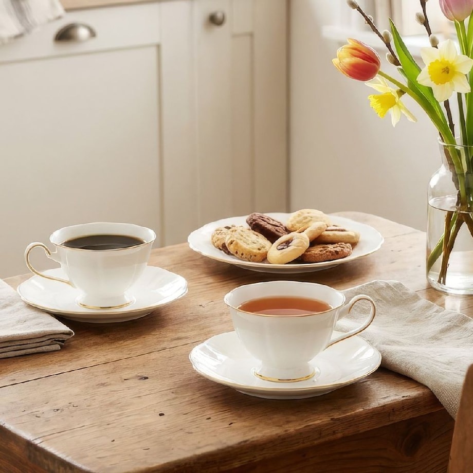 VILLA ITALIA Filiżanka do herbaty porcelanowa 180 ml SERENATTA