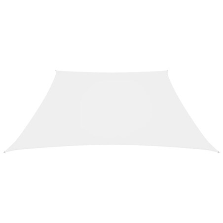 vidaXL Trapezowy żagiel ogrodowy, tkanina Oxford, 4/5x4 m, biały