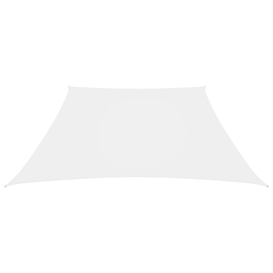 vidaXL Trapezowy żagiel ogrodowy, tkanina Oxford, 4/5x4 m, biały