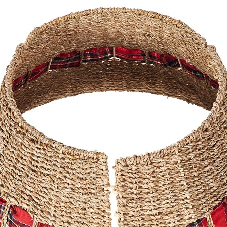 Osłonka pod choinkę MARCHE Trawa morska Naturalny 45 cm
