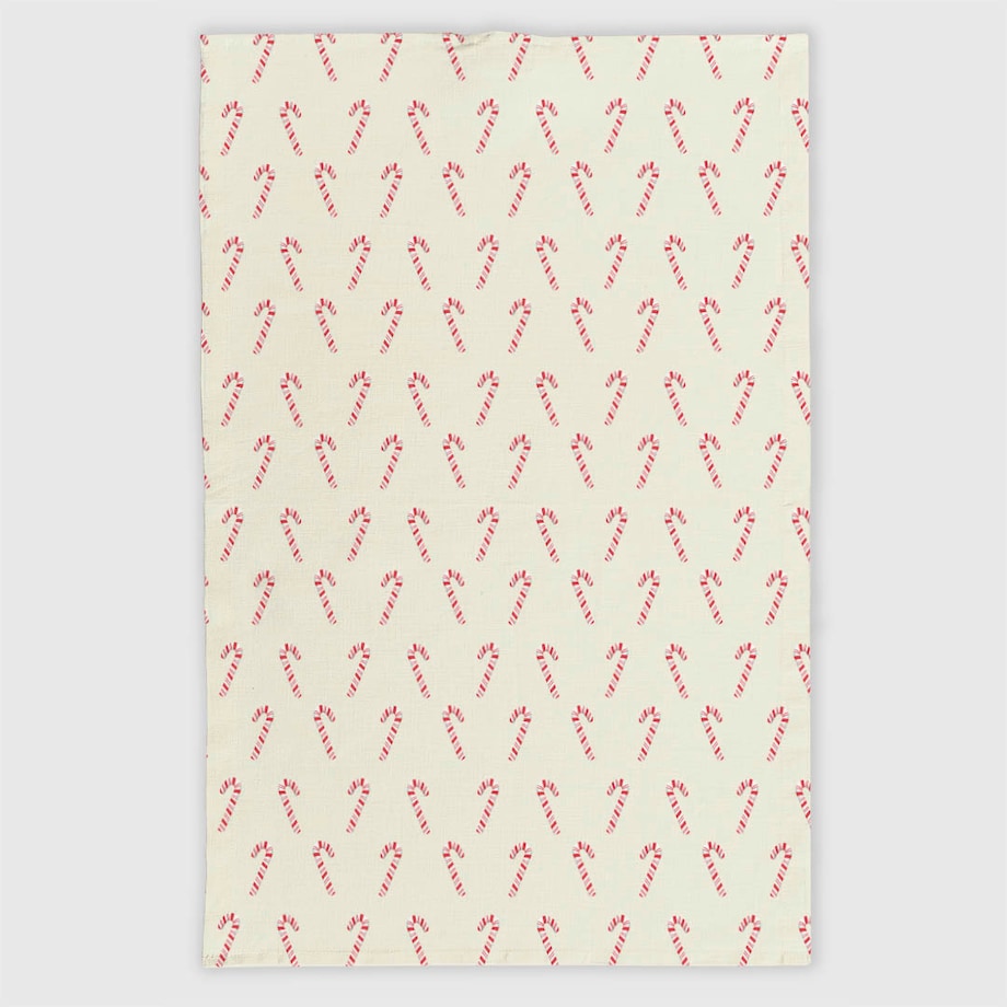 Ręcznik kuchenny świąteczny - Laski cukrowe 50x70 cm