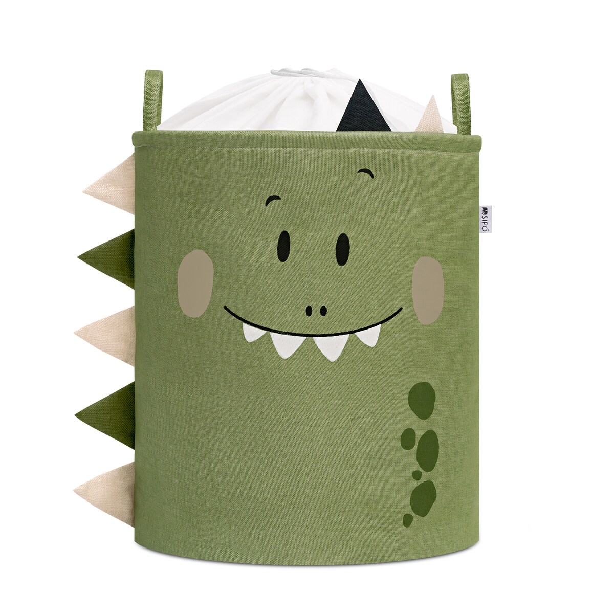 kosz na zabawki sipo, wersja premium, zamykany na ściągacz, dino, xxl