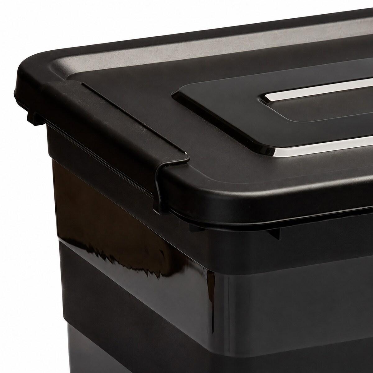 Pojemnik Plastikowy Pudełko 20 L Do Przechowywania Czarne