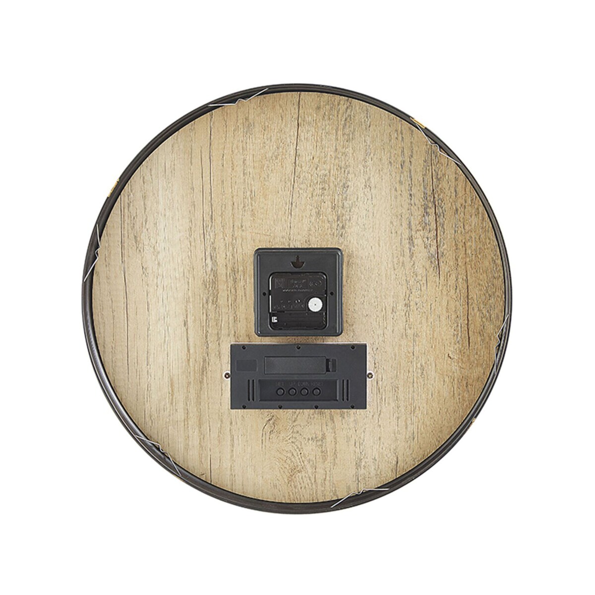 Zegar ścienny ø 43 cm brązowo-złoty BRUGG