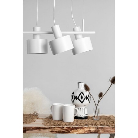 ENKEL 4 biała sufitowa lampa wisząca