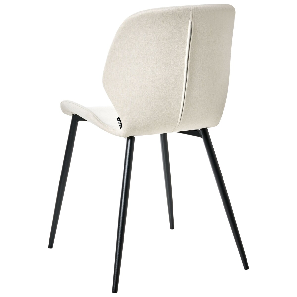 Zestaw 2 krzeseł konferencyjnych HOLLAND Jasnobeżowy