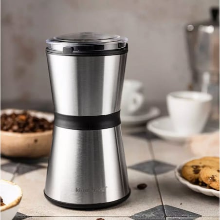 Młynek elektryczny do kawy srebrny KLAUSBERG
