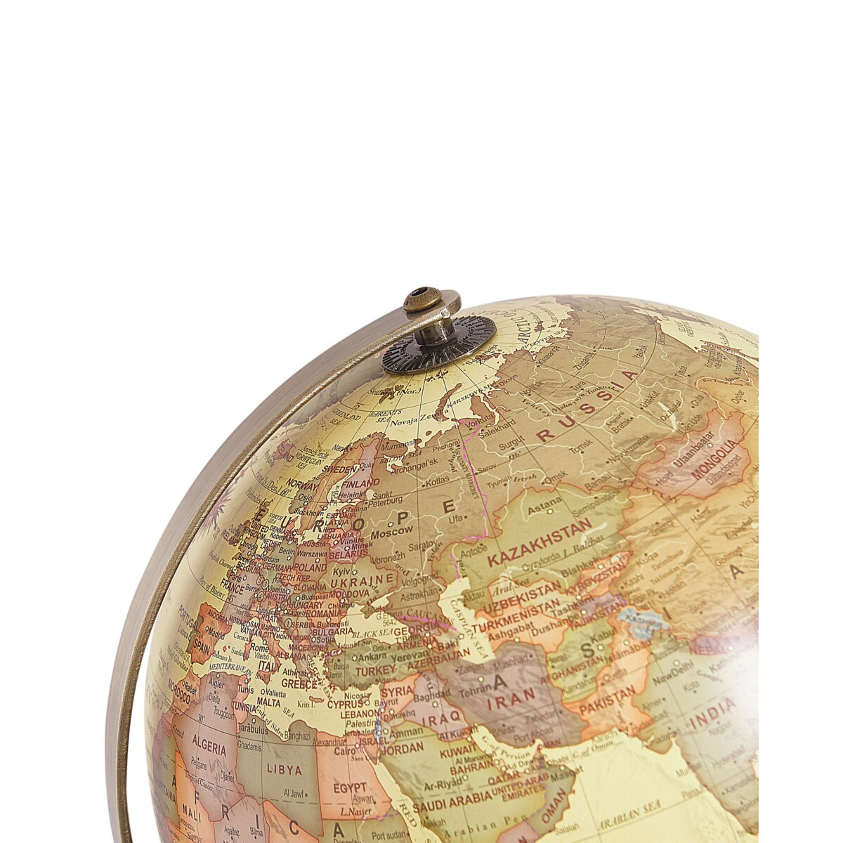 Globus LED 30 cm żółty VESPUCCI