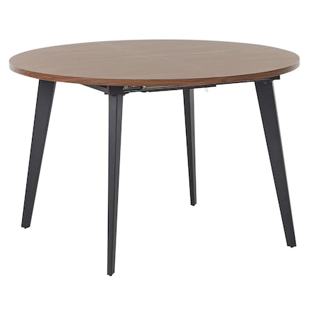 Stół do jadalni rozkładany BOVINA Ciemnobrązowy 120/150 cm 120 cm