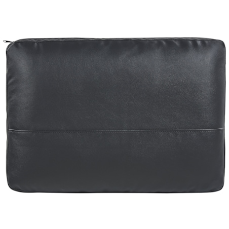 Sofa 3-osobowa ekoskóra czarna SOVIK