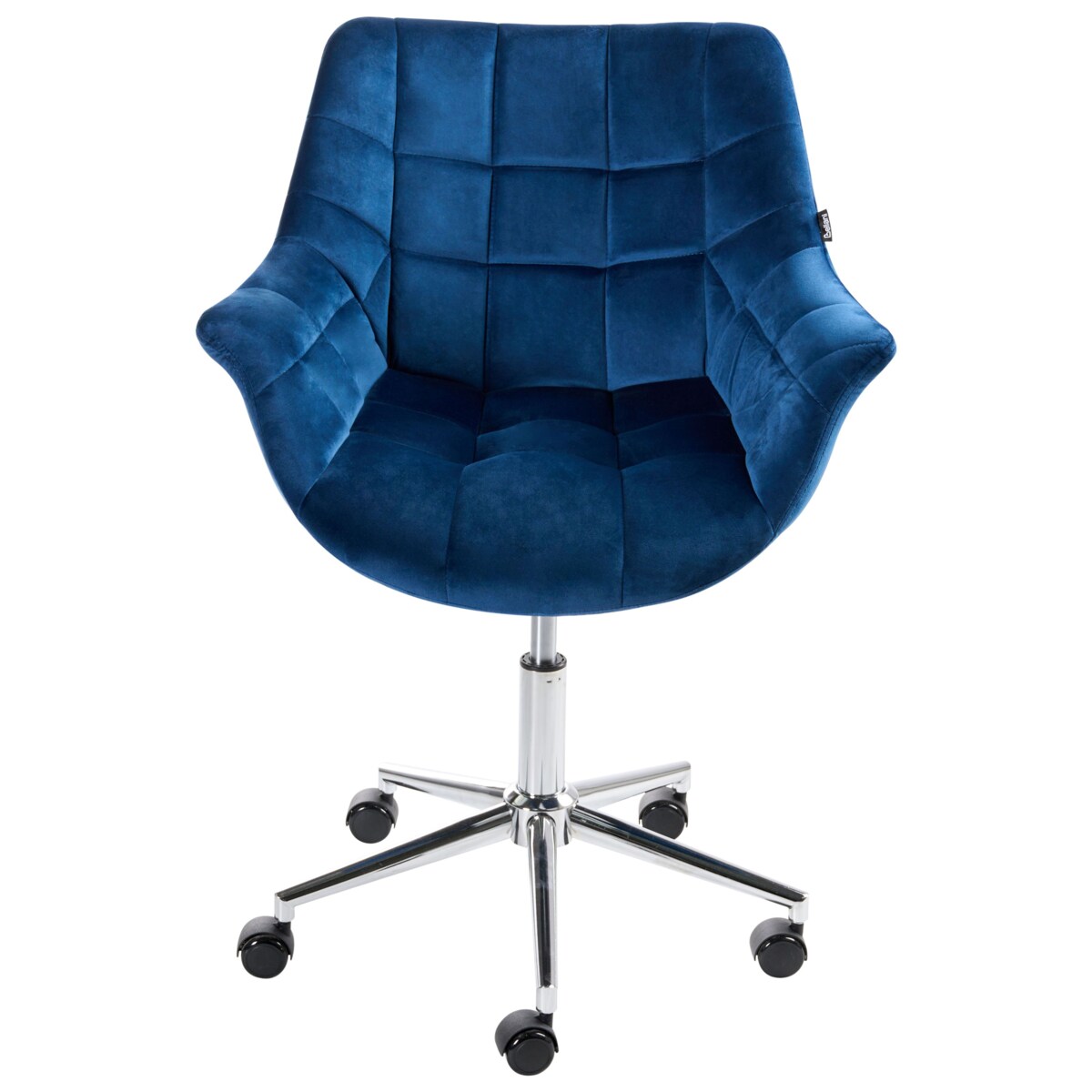 Krzesło obrotowe LABELLE Welur Granatowy