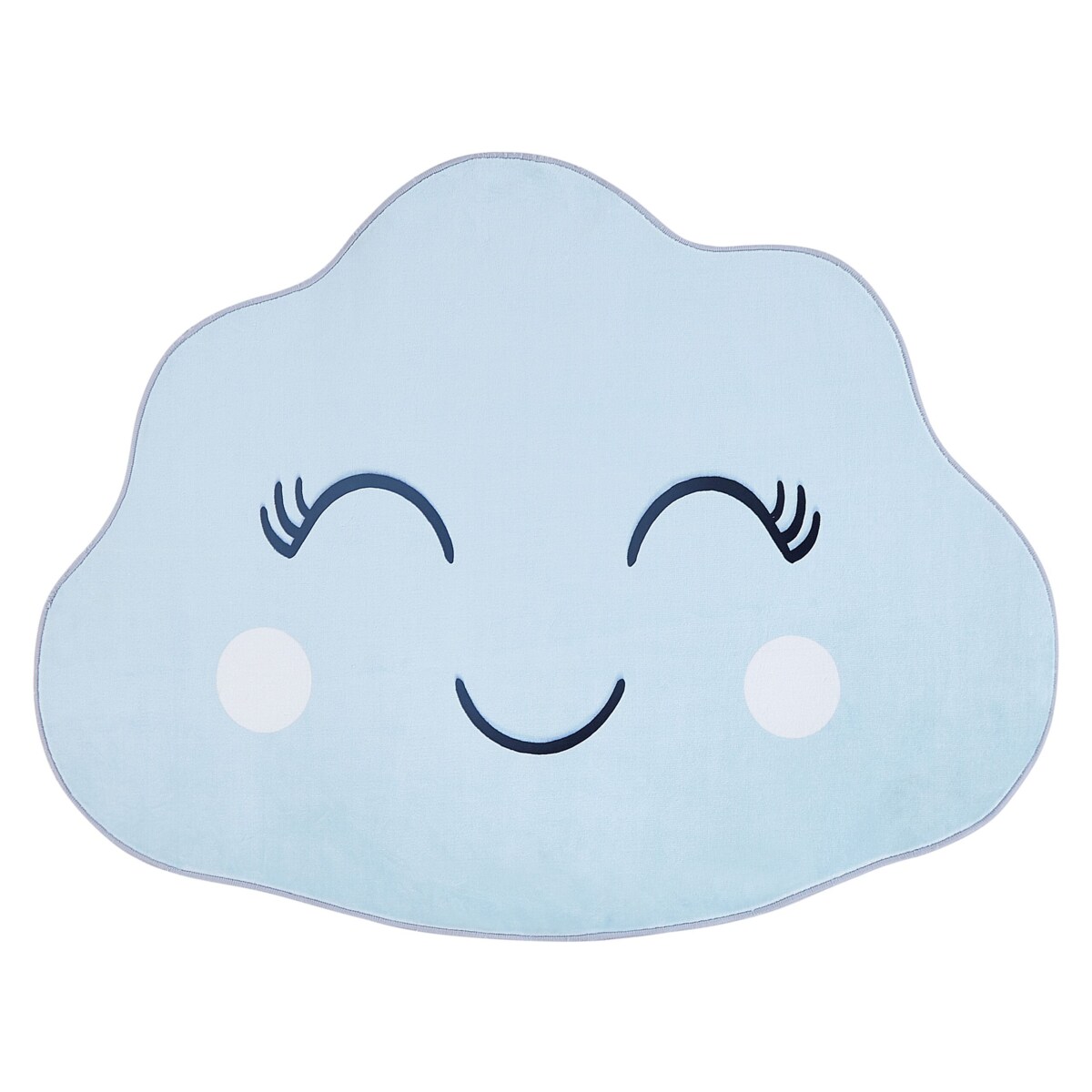 Dywan dziecięcy kształt chmury 90 x 120 cm niebieski CUMULUS