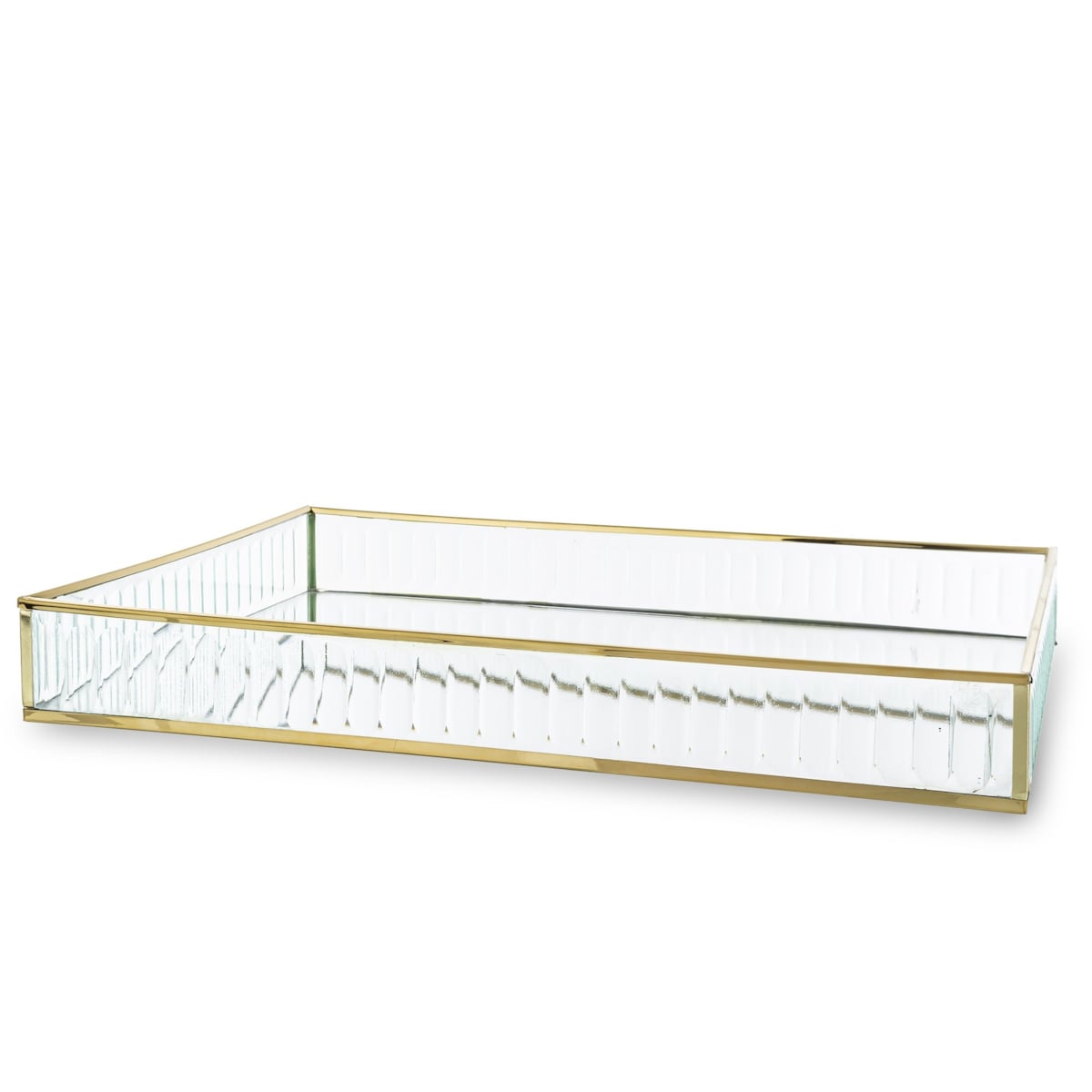 Taca dekoracyjna szklana 35 x25x4,5 cm VETRU prostokątna