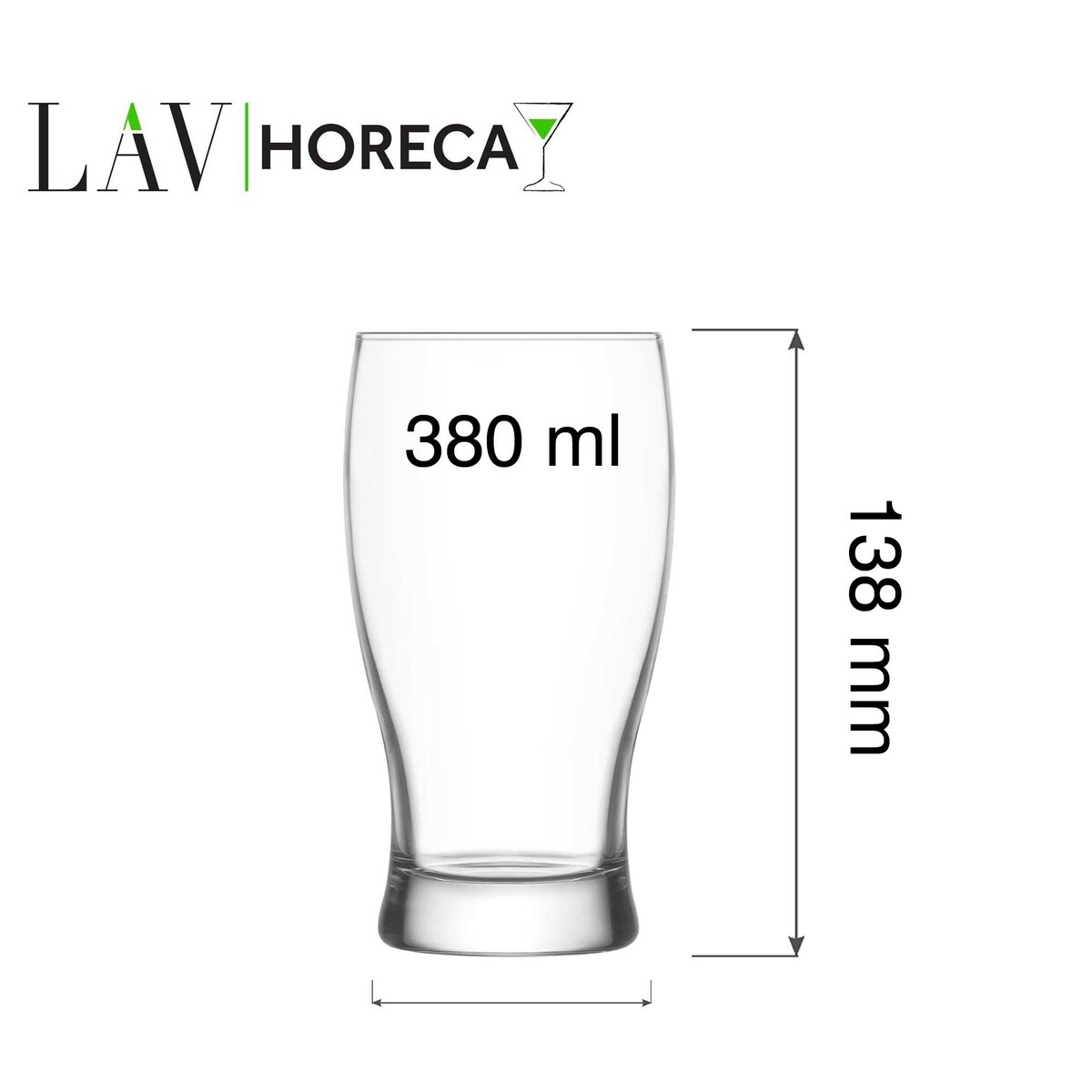 Szklanka do piwa Bristol, 380ml, LAV