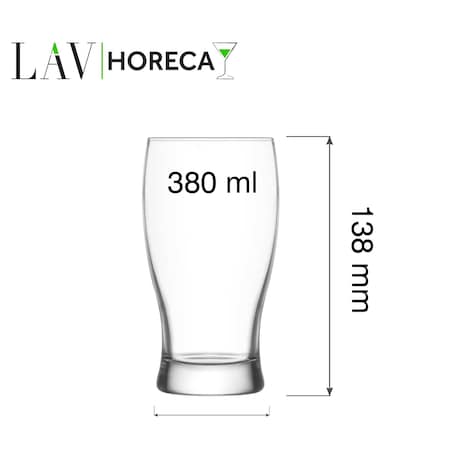 Szklanka do piwa Bristol, 380ml, LAV