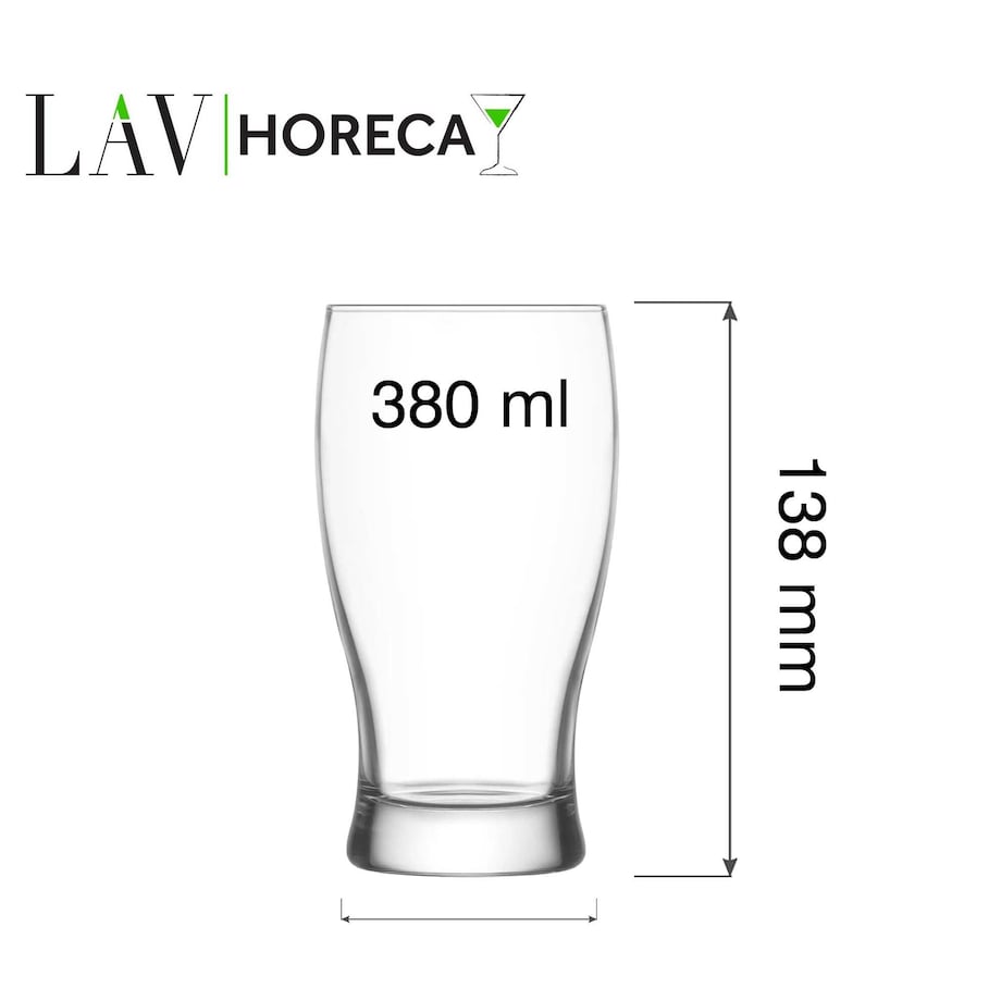 Szklanka do piwa Bristol, 380ml, LAV