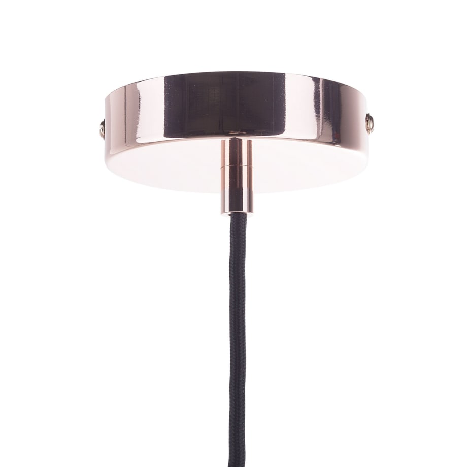 Lampa wisząca szklana miedziana TORRE