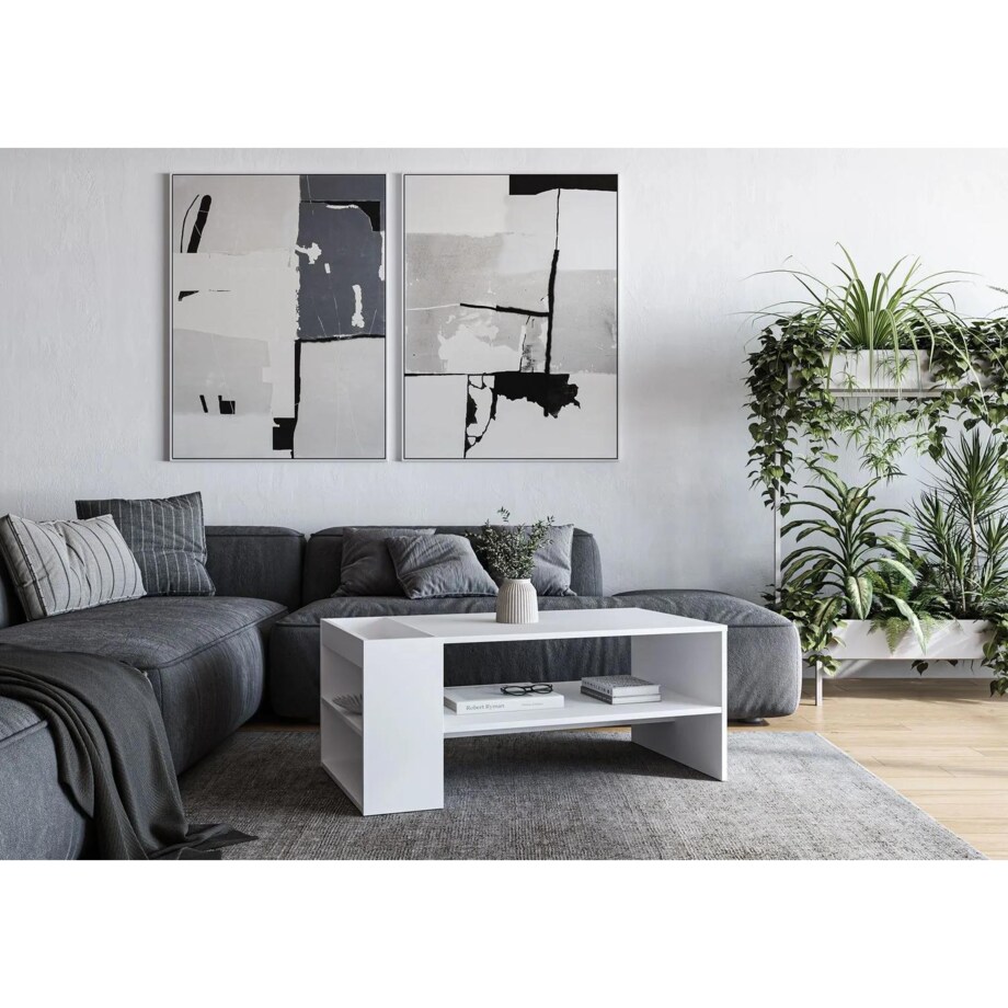 Ława MURCIA 100x55cm biała