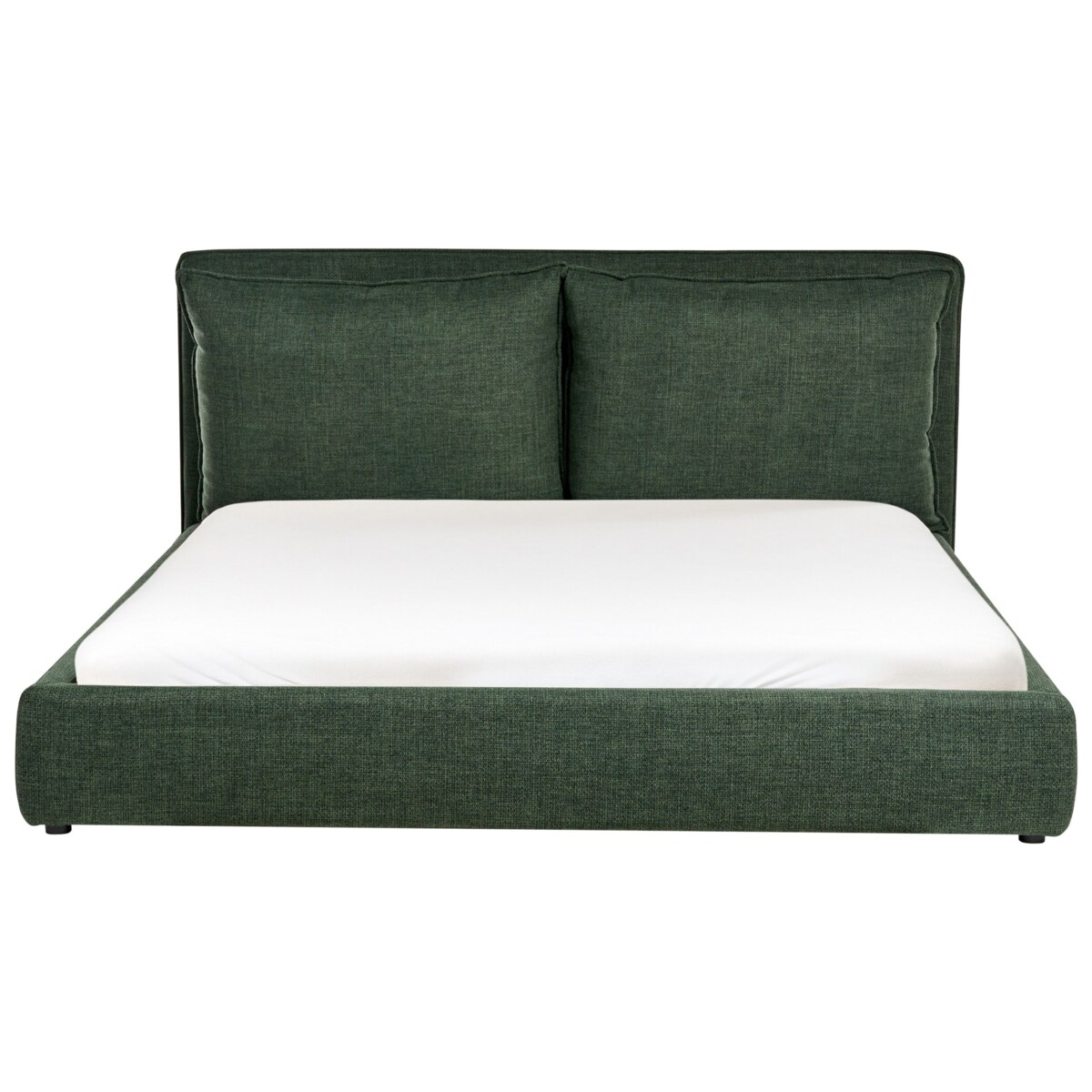 Łóżko BAJONNA 180 x 200 cm Ciemnozielony