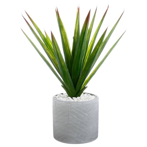 Sztuczna roślina ALOE VERA, wys. 48 cm, ceramiczna doniczka