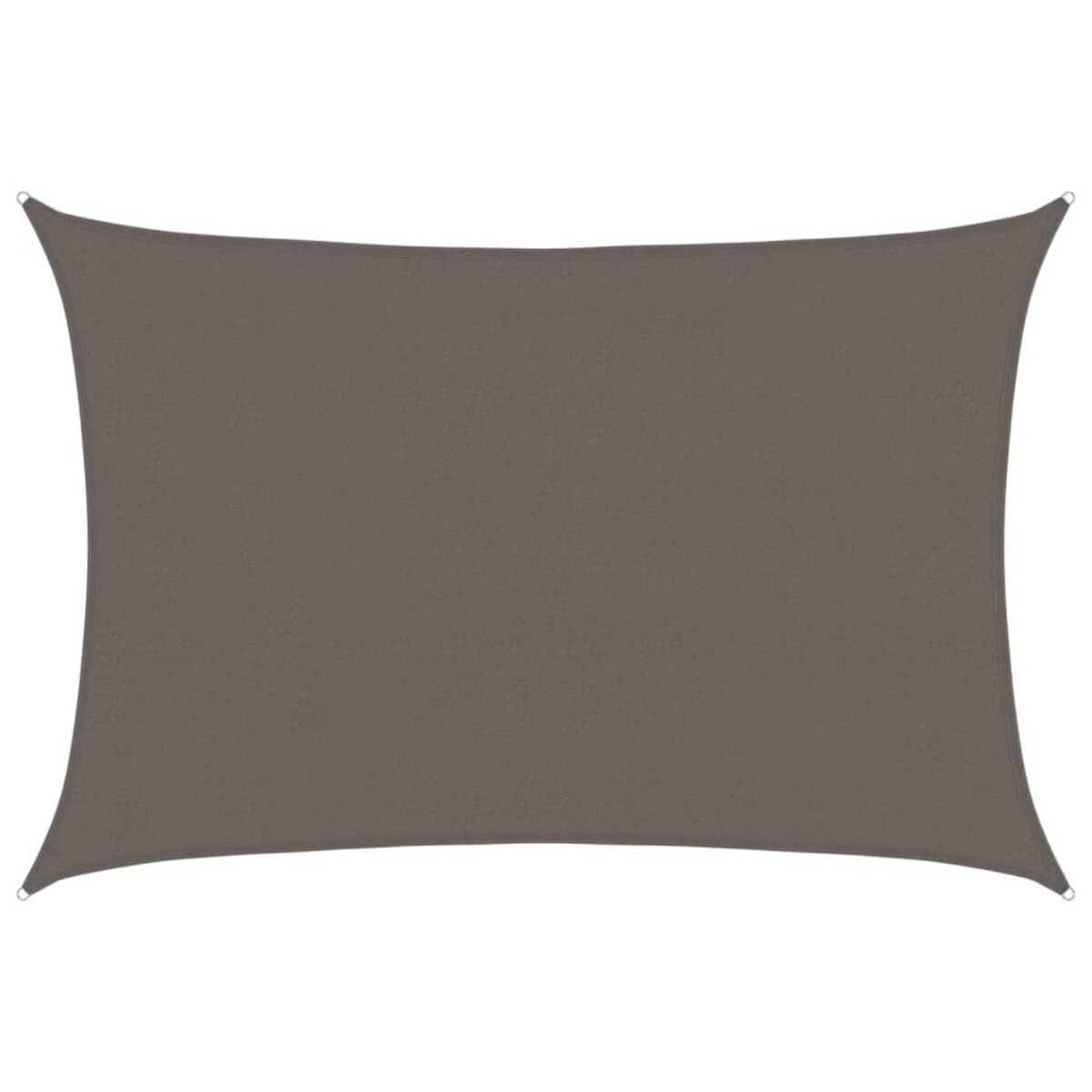 vidaXL Żagiel ogrodowy HDPE prostokątny 4x6 m Antracyt