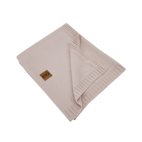 Kocyk bambusowy dla dziecka PUDROWY RÓŻ