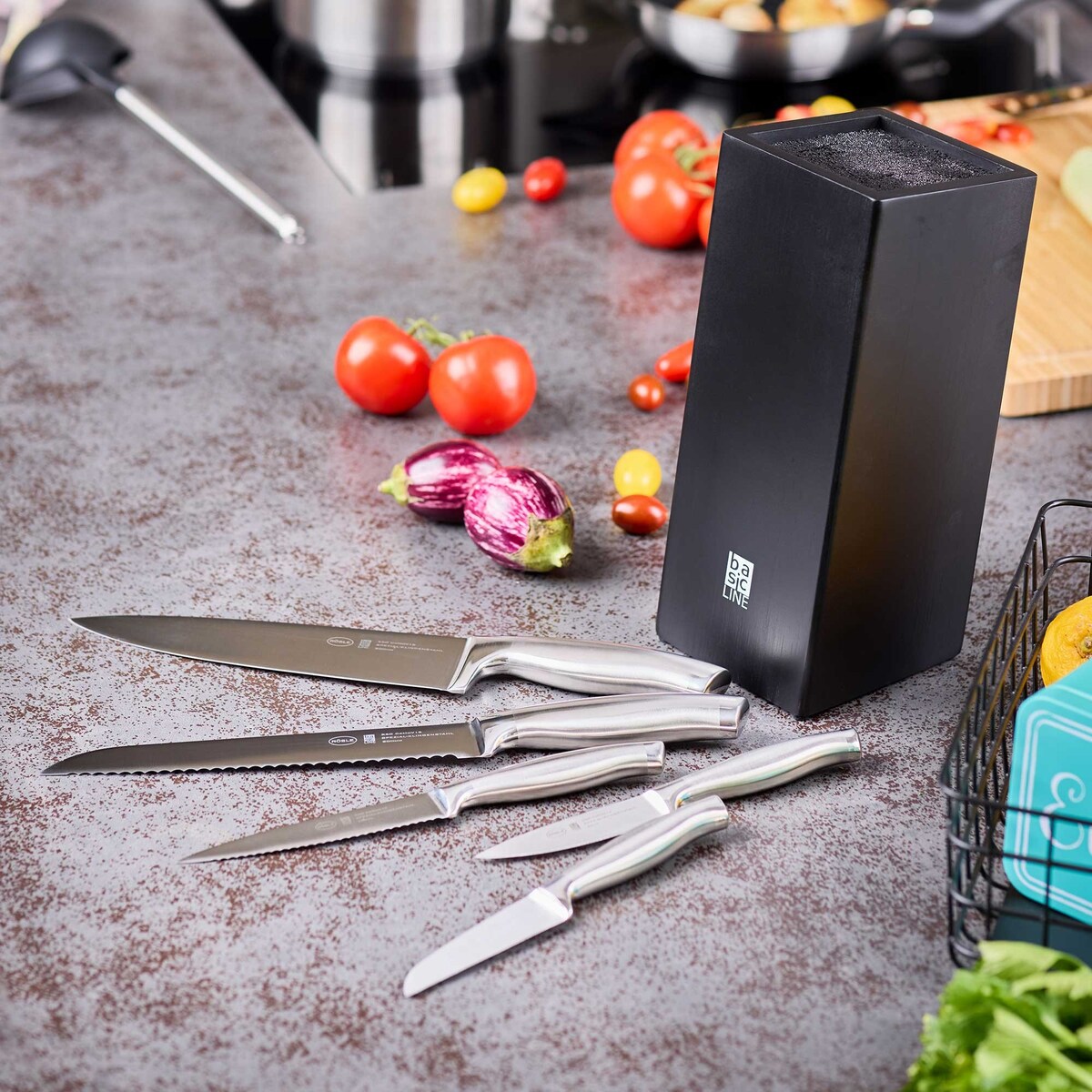 Nóż do warzyw Basic Line 11cm - Roesle