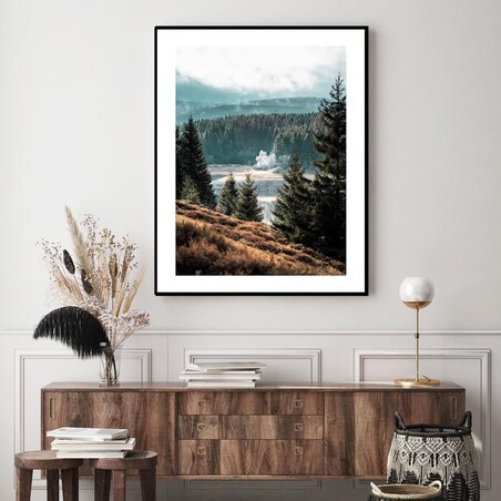 Poster Story, Plakat, Obraz - Leśny Krajobraz, wymiary 30 x 42 cm