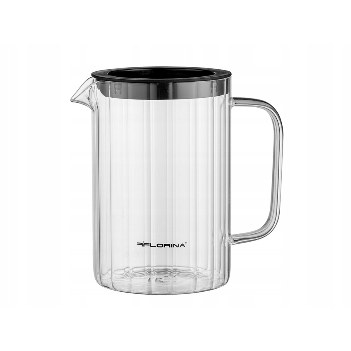 DZBANEK SZKLANY Z ZAPARZACZEM sitko imbryk czajnik na zioła herbatę 1 L