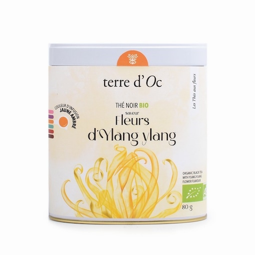 Herbata czarna organiczna Ylang-Ylang, 80 g, terre d'Oc
