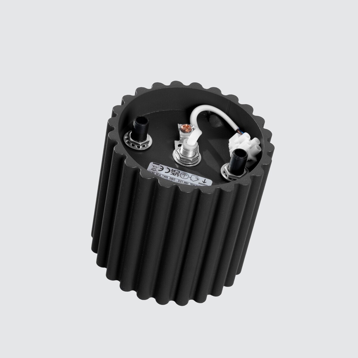 Plafon AURA 1 czarny GU10