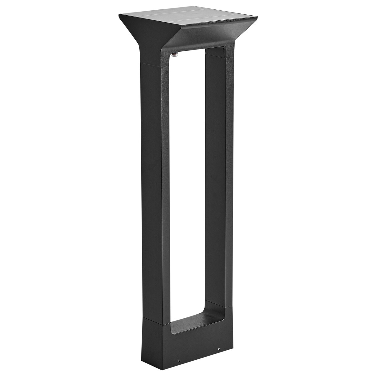 Lampa ogrodowa słupek solarna LED MALDEN Z czujnikiem ruchu Czarny
