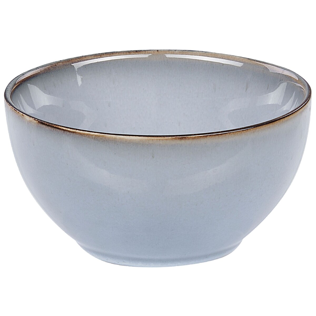 Zestaw naczyń z kamionki jasnoniebieski JUNIPER, 16 el, Beliani